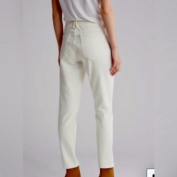 SLVRLAKE Lou Lou White Mid Rise Slim Jeans- 27 - Picture 2 of 6